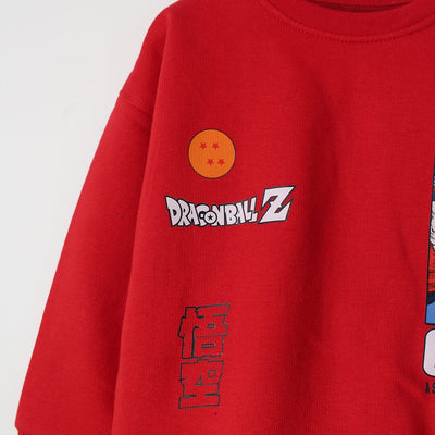 Redish Goku Themed Kids Sweatshirt Sweatshirt Iluvlittlepeople 