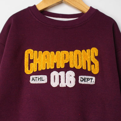 Urge Maroon Themed Kids Sweatshirt Sweatshirt Iluvlittlepeople 