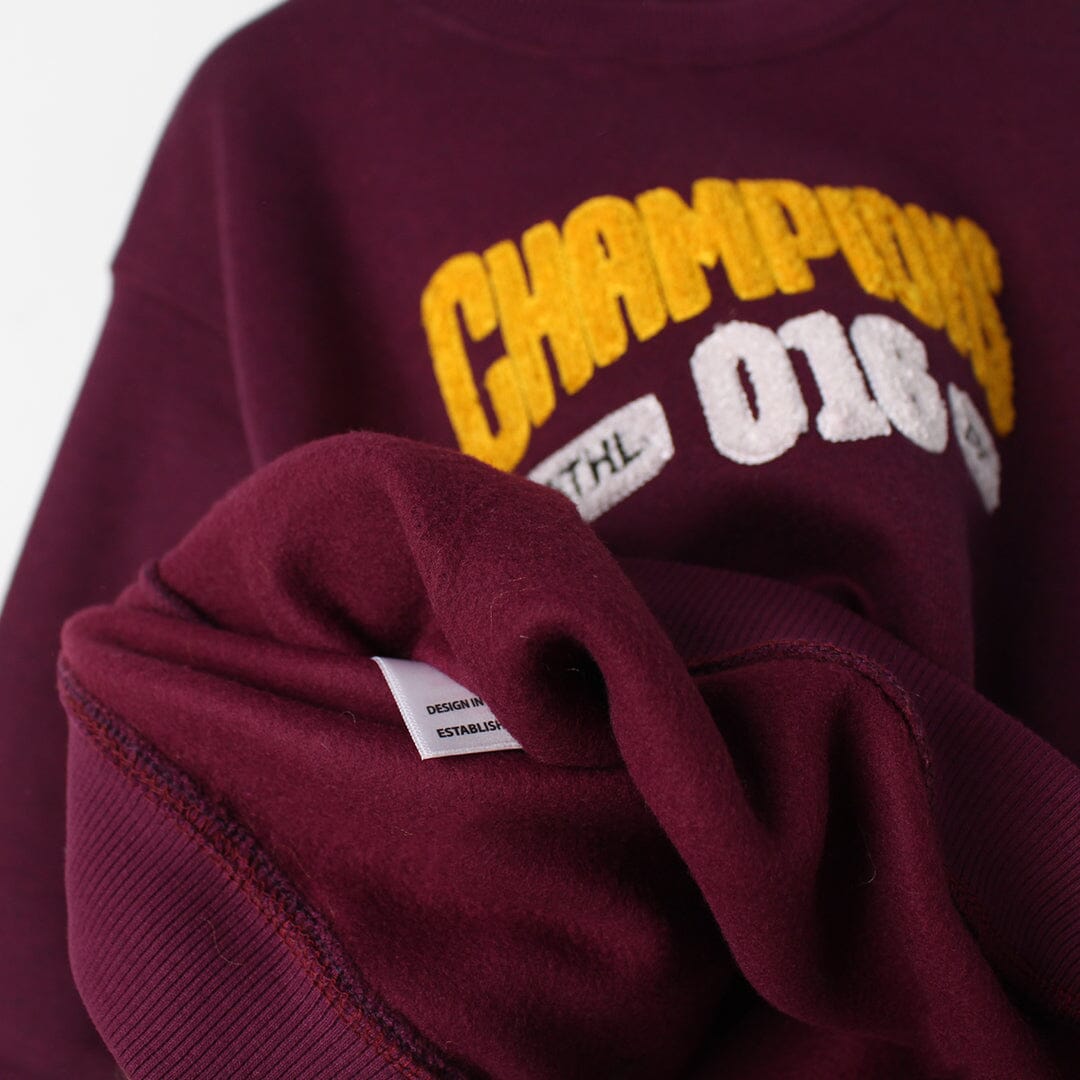 Urge Maroon Themed Kids Sweatshirt Sweatshirt Iluvlittlepeople 