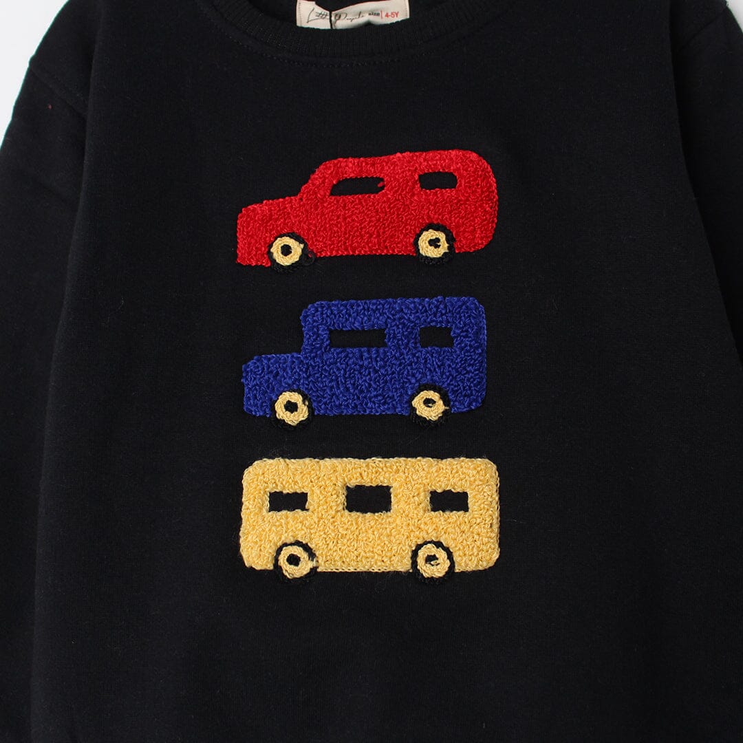 Sable Black Themed Kids Sweatshirt Sweatshirt Iluvlittlepeople 