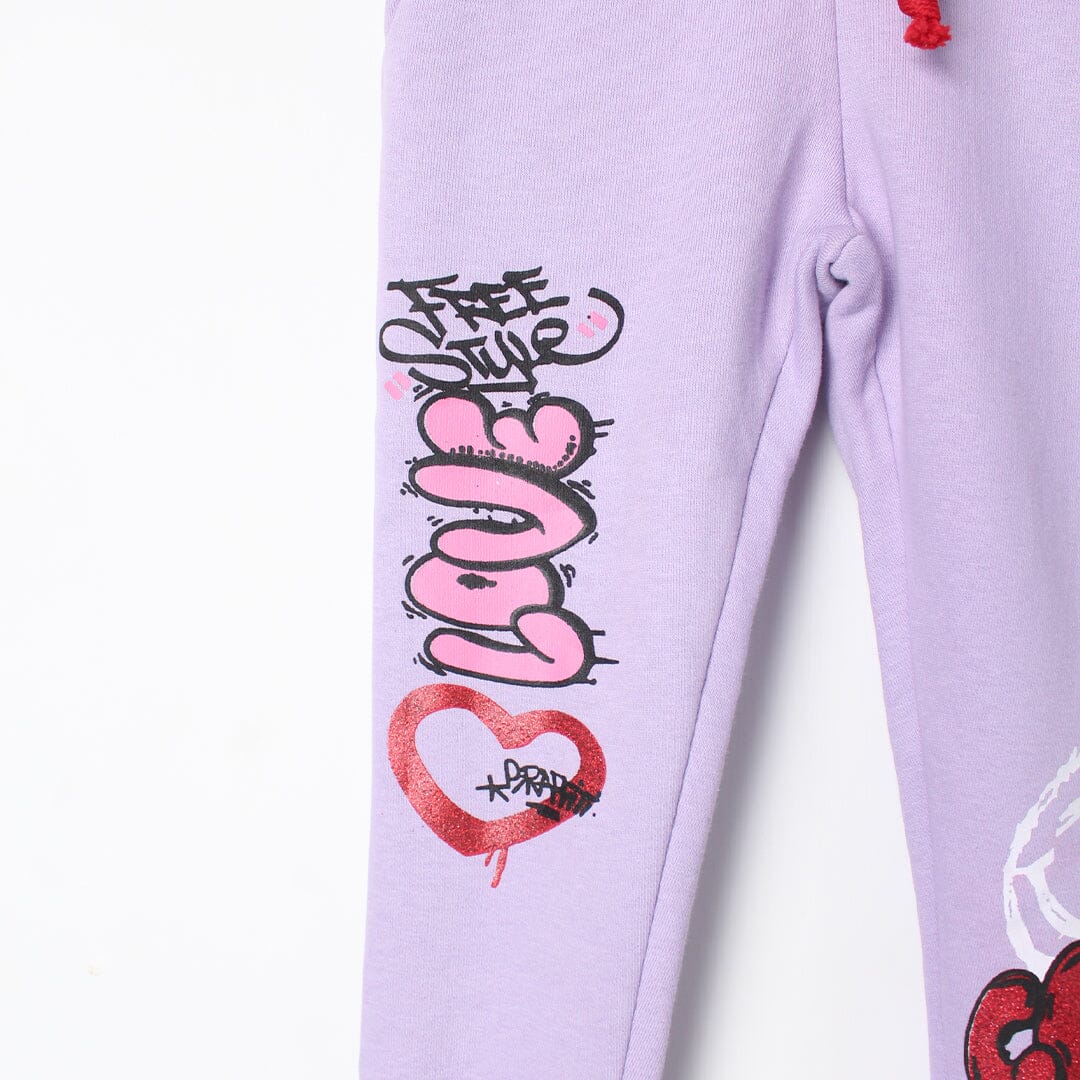 Inspire Purple Themed Girls Trouser Trouser Iluvlittlepeople 