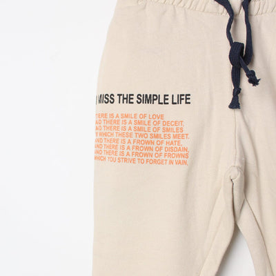 Stylish Off White Themed Boys Trouser Trouser Iluvlittlepeople 