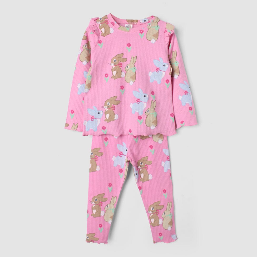 Blushing 2Pc Pink Themed For Girls 2Pc Girls Iluvlittlepeople 2-3 Years Winter Pink
