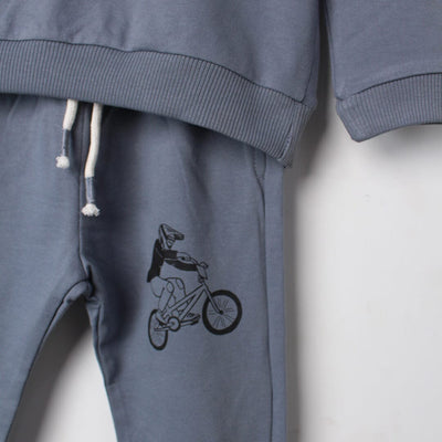 2Pc Stylish Grey Themed For Boys 2Pc Set Iluvlittlepeople 