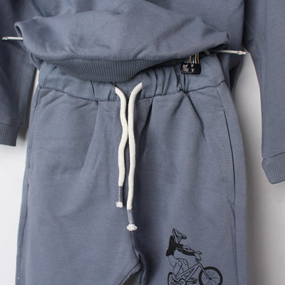 2Pc Stylish Grey Themed For Boys 2Pc Set Iluvlittlepeople 