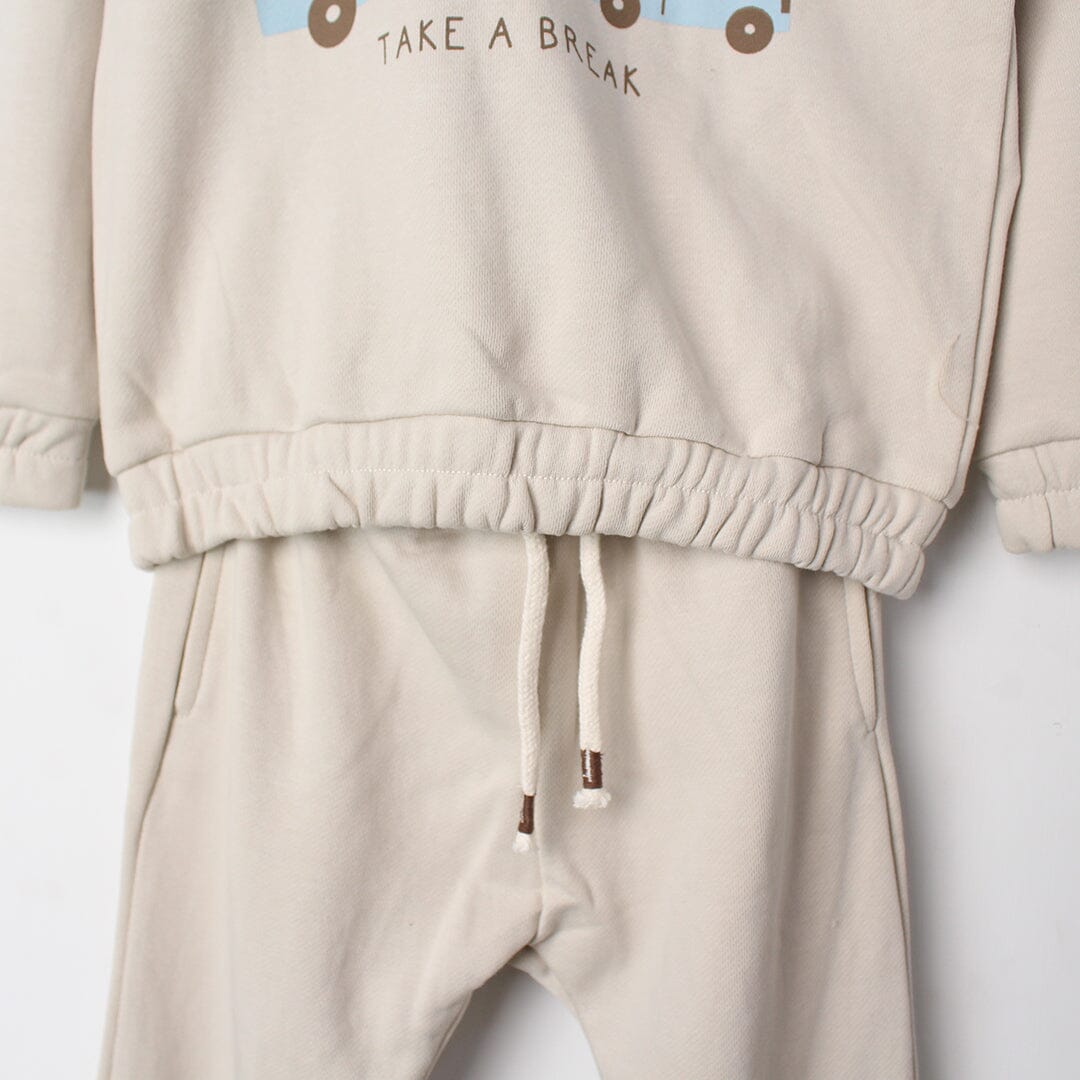 2Pc Desire Beige Themed For Boys 2Pc Set Iluvlittlepeople 