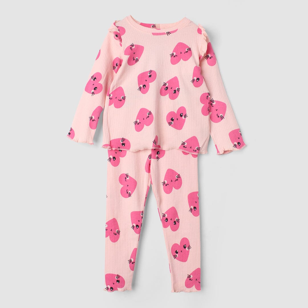 Modern 2Pc Peach Themed For Girls 2Pc Girls Iluvlittlepeople 2-3 Years Winter Peach