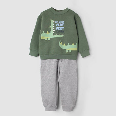 Inspire 2Pc Green Themed For Boys 2Pc Boys Iluvlittlepeople 6-9 Months Winter Green