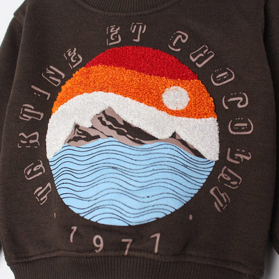 Admire Green Themed Kids Sweatshirt Sweatshirt Iluvlittlepeople 