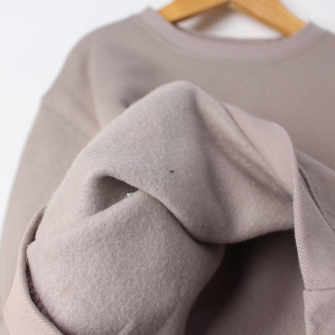 Modern Beige Themed Kids Sweatshirt Sweatshirt Iluvlittlepeople 