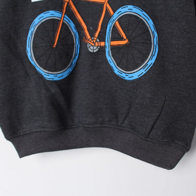 Impulse Grey Themed Kids Sweatshirt Sweatshirt Iluvlittlepeople 