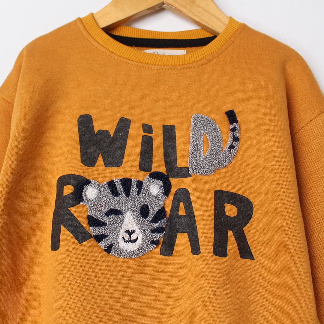 Fantastic Yellow Themed Kids Sweatshirt Sweatshirt Iluvlittlepeople 