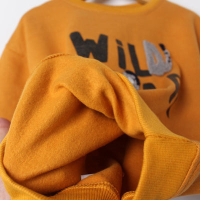 Fantastic Yellow Themed Kids Sweatshirt Sweatshirt Iluvlittlepeople 