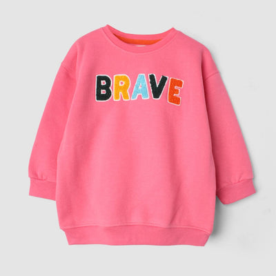 Urge Pink Themed Kids Sweatshirt Sweatshirt Iluvlittlepeople 6-9 Months Pink Winter