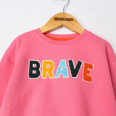 Urge Pink Themed Kids Sweatshirt Sweatshirt Iluvlittlepeople 