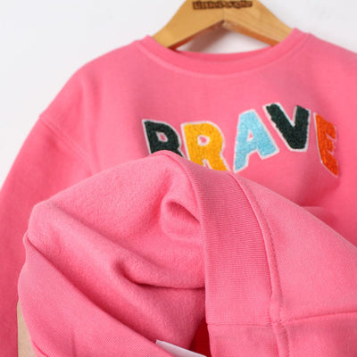 Urge Pink Themed Kids Sweatshirt Sweatshirt Iluvlittlepeople 