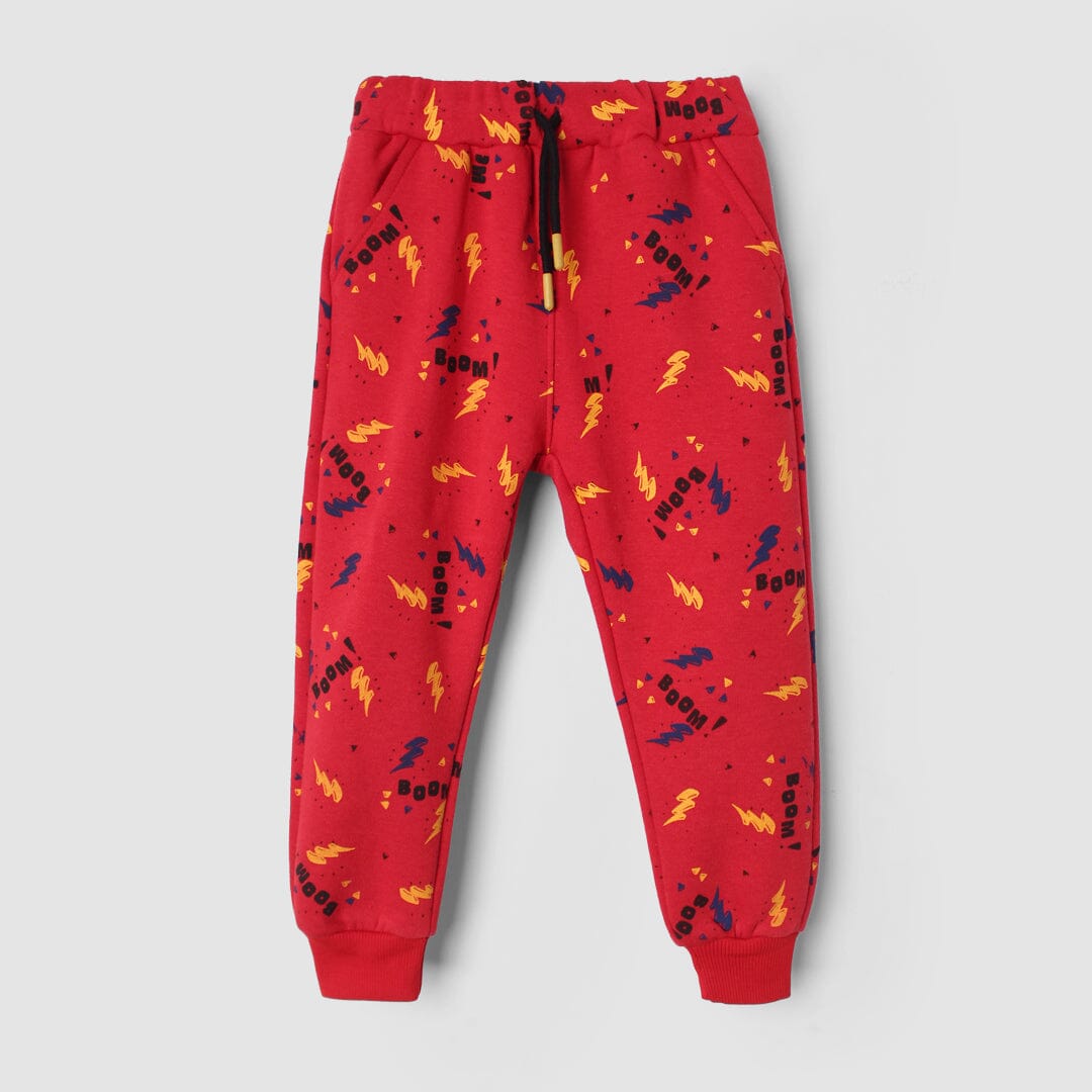 Stylish Red Themed Boys Trouser Trouser Iluvlittlepeople 6-9 Months Red Winter