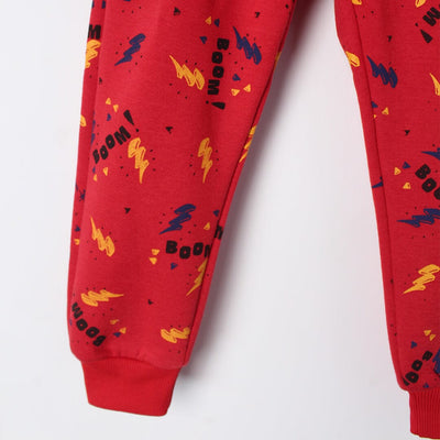 Stylish Red Themed Boys Trouser Trouser Iluvlittlepeople 