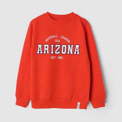 Attractive Orange Themed Sweat Shirt For Kids Sweatshirt Iluvlittlepeople 9-10 Years Orange Winter