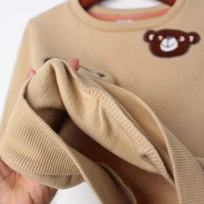 Desire Brown Themed Kids Sweatshirt Sweatshirt Iluvlittlepeople 