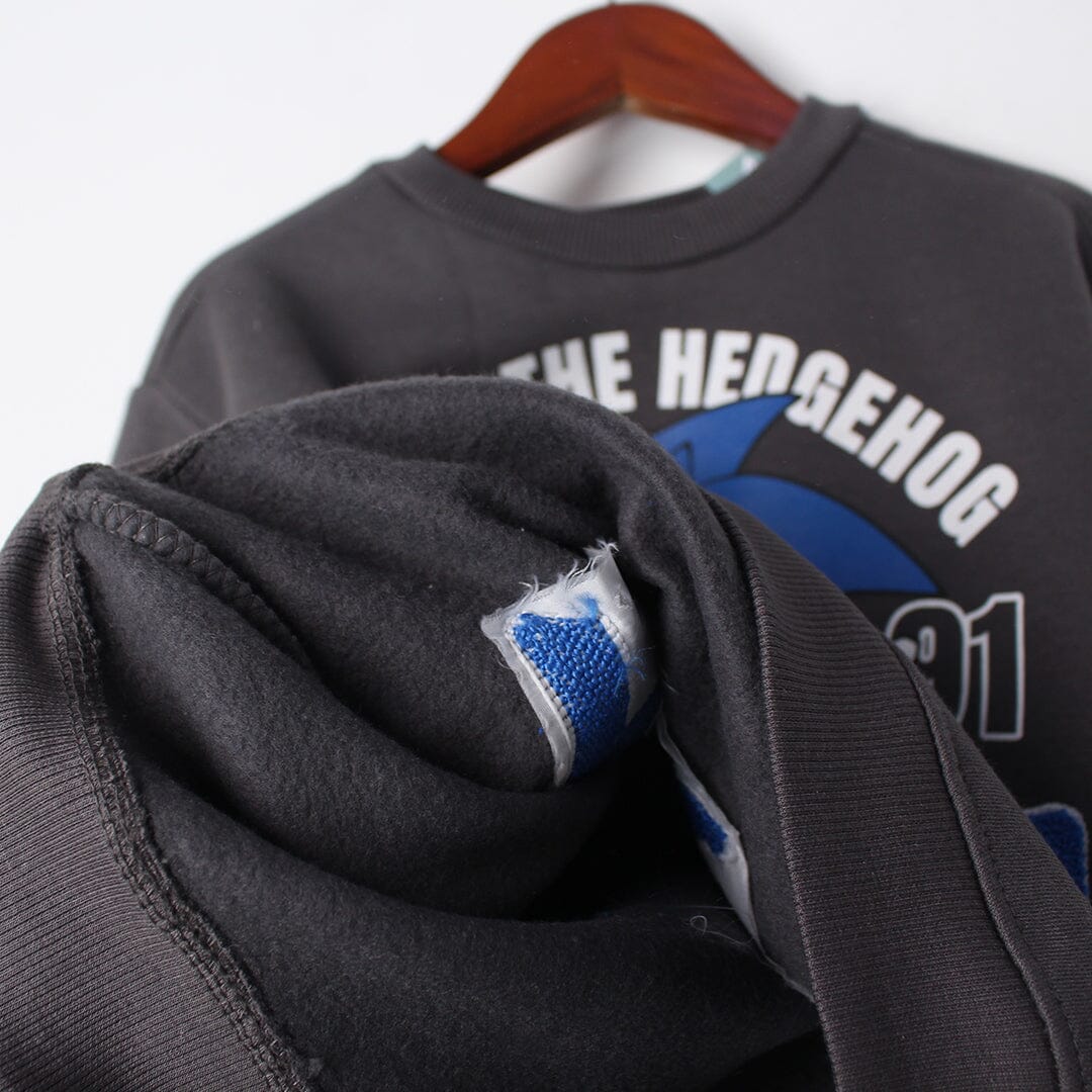 Inspire Grey Themed Boys Sweatshirt Sweatshirt Iluvlittlepeople 