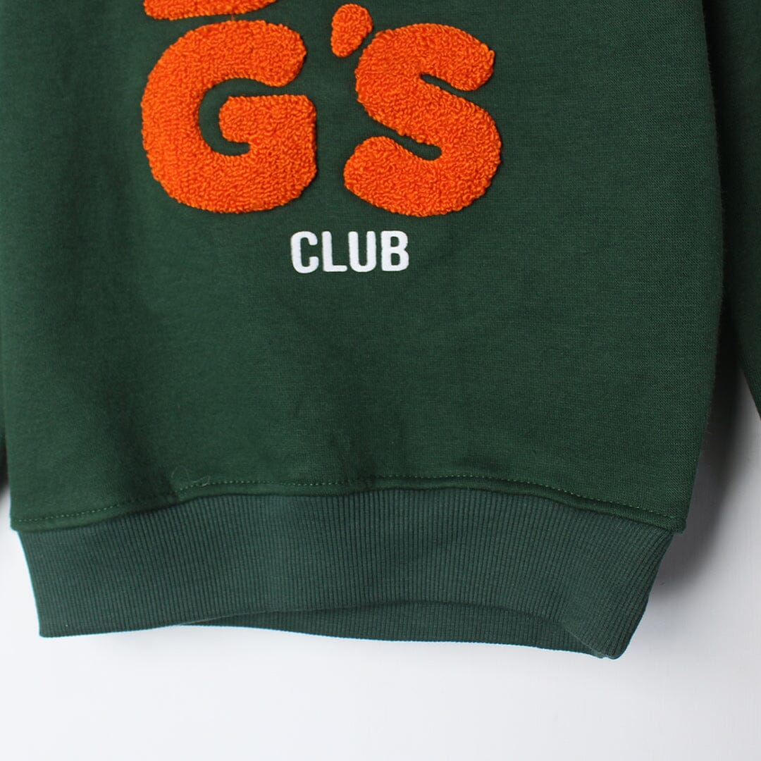 Admire Green Themed Kids Sweatshirt Sweatshirt Iluvlittlepeople 