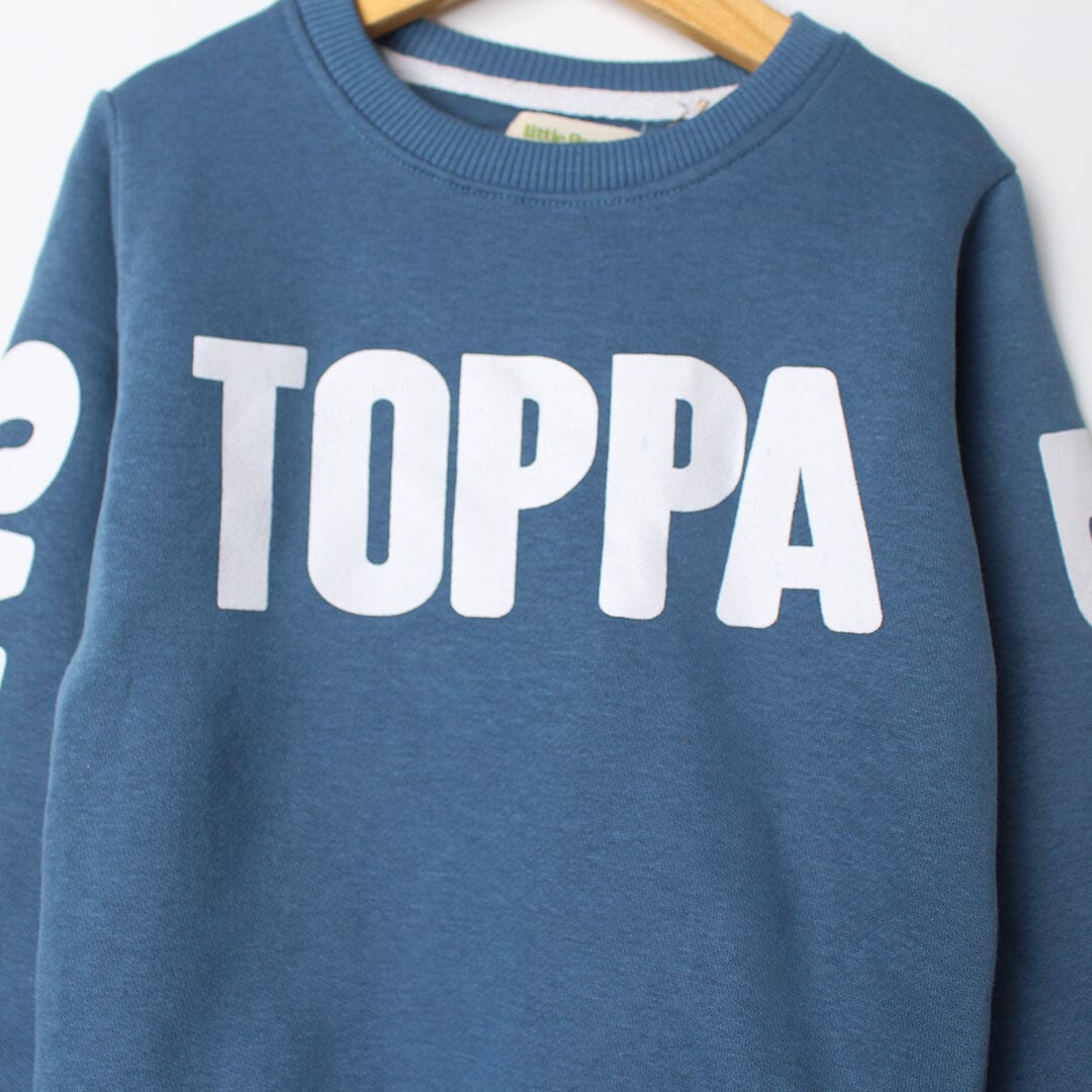 Inspire Blue Themed Kids Sweatshirt Sweatshirt Iluvlittlepeople 