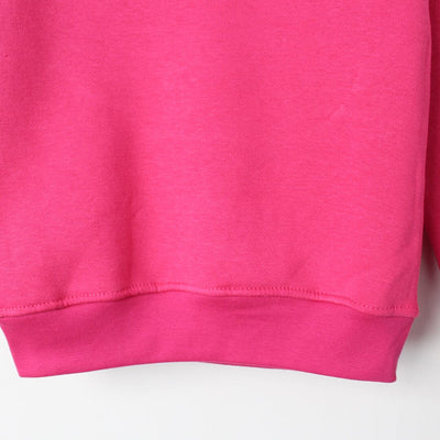 Rosy Pink Themed Girls Sweatshirt Sweatshirt Iluvlittlepeople 