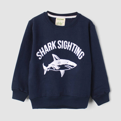 Desire Blue Themed Kids Sweatshirt Sweatshirt Iluvlittlepeople 2-3 Years Blue Winter