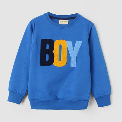 Desire Blue Themed Kids Sweatshirt Sweatshirt Iluvlittlepeople 2-3 Years Blue Winter