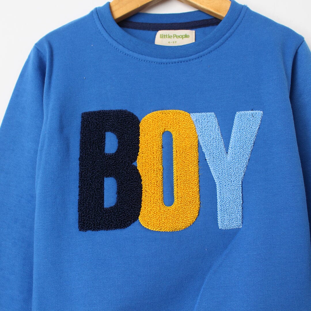 Desire Blue Themed Kids Sweatshirt Sweatshirt Iluvlittlepeople 