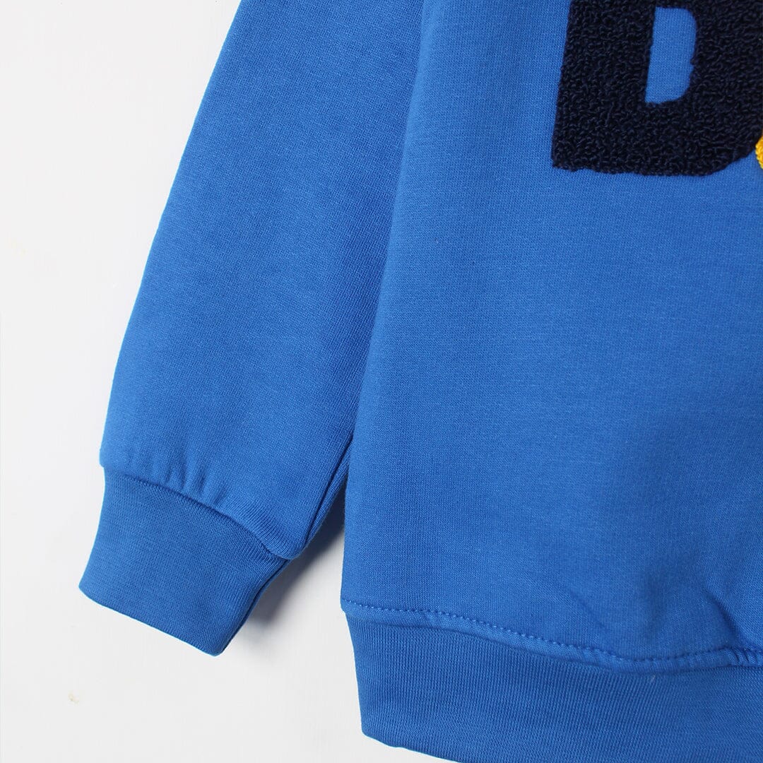 Desire Blue Themed Kids Sweatshirt Sweatshirt Iluvlittlepeople 