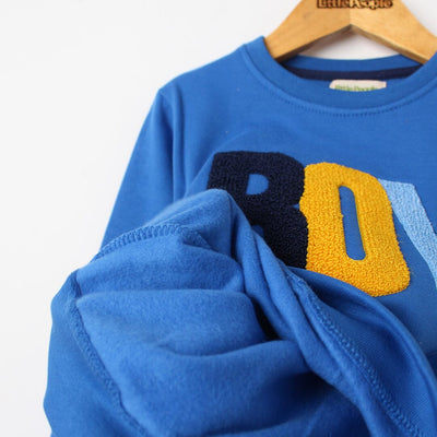 Desire Blue Themed Kids Sweatshirt Sweatshirt Iluvlittlepeople 