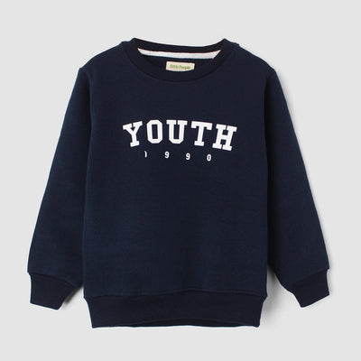 Decent Blue Themed Kids Sweatshirt Sweatshirt Iluvlittlepeople 2-3 Years Blue Winter