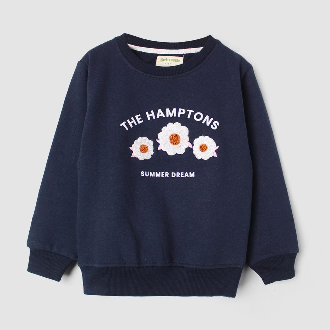 Desire Blue Themed Kids Sweatshirt Sweatshirt Iluvlittlepeople 2-3 Years Blue Winter