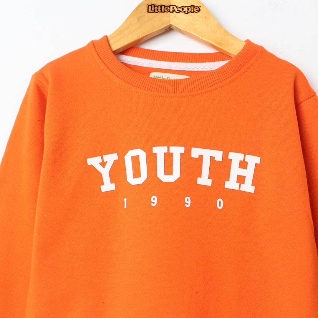 Impulse Orange Themed Kids Sweatshirt Sweatshirt Iluvlittlepeople 