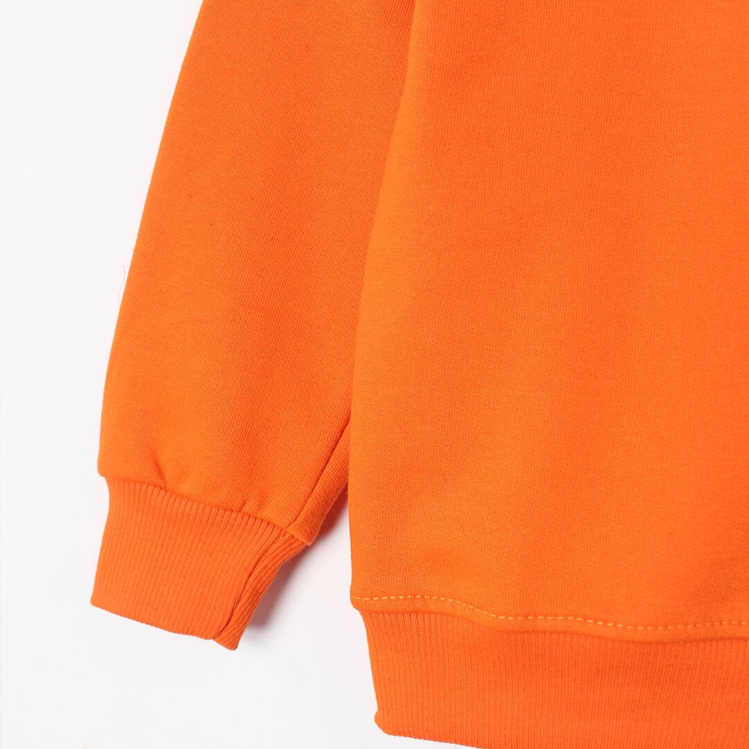 Impulse Orange Themed Kids Sweatshirt Sweatshirt Iluvlittlepeople 