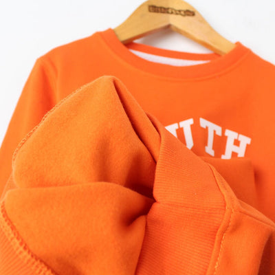 Impulse Orange Themed Kids Sweatshirt Sweatshirt Iluvlittlepeople 