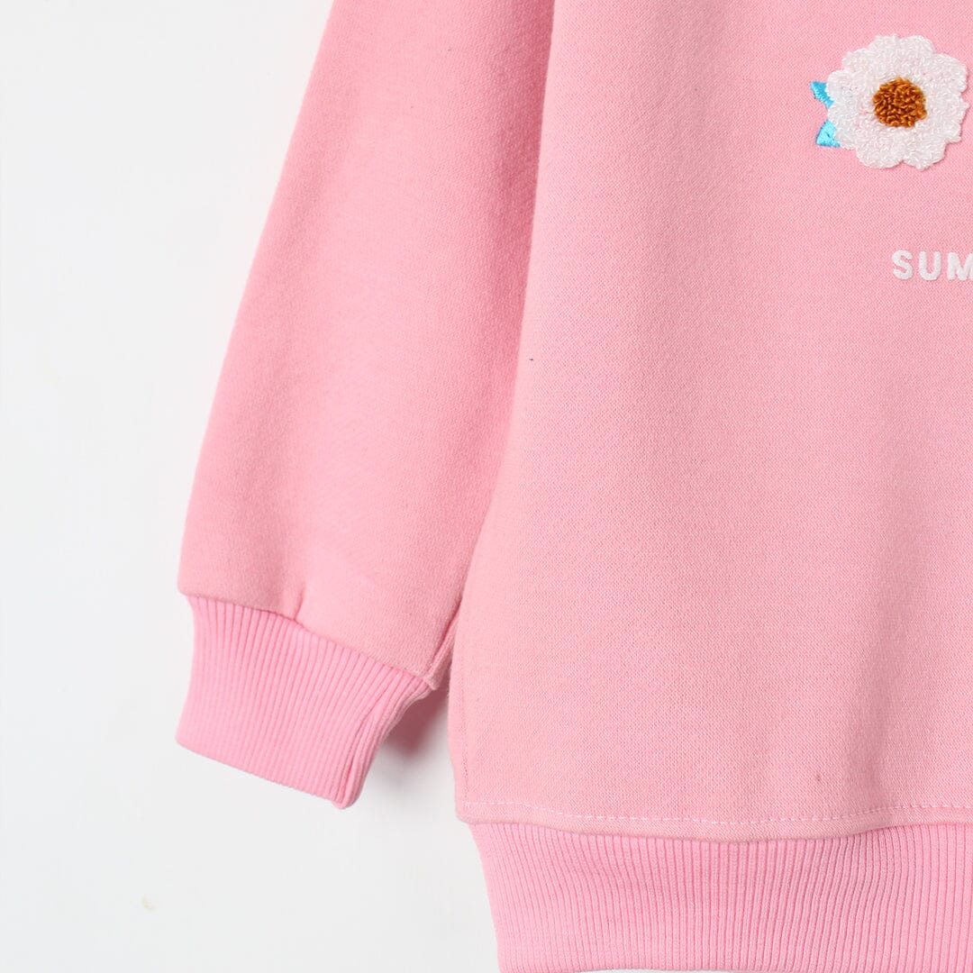Sweet Pink Themed Girls Sweatshirt Sweatshirt Iluvlittlepeople 