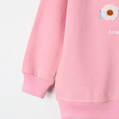 Sweet Pink Themed Girls Sweatshirt Sweatshirt Iluvlittlepeople 