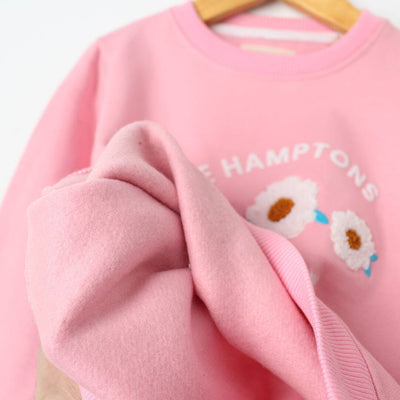 Sweet Pink Themed Girls Sweatshirt Sweatshirt Iluvlittlepeople 