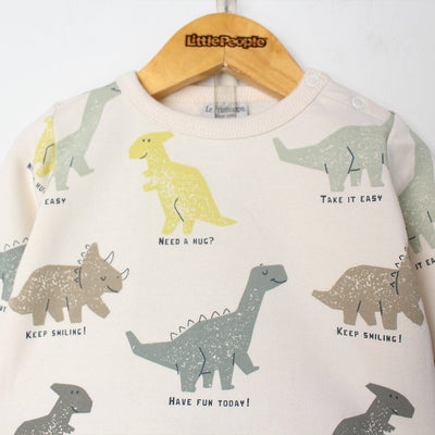 Modern Off White Themed 2Pc Boys Set 2Pc Set Iluvlittlepeople 