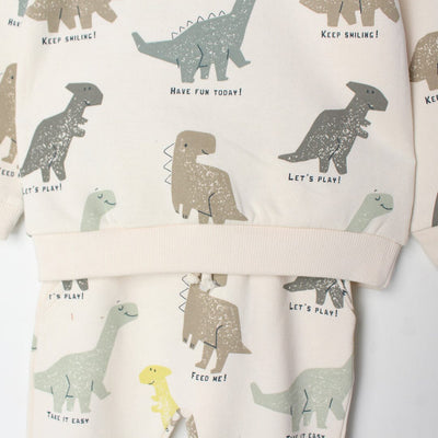 Modern Off White Themed 2Pc Boys Set 2Pc Set Iluvlittlepeople 