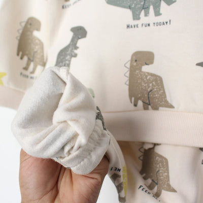 Modern Off White Themed 2Pc Boys Set 2Pc Set Iluvlittlepeople 