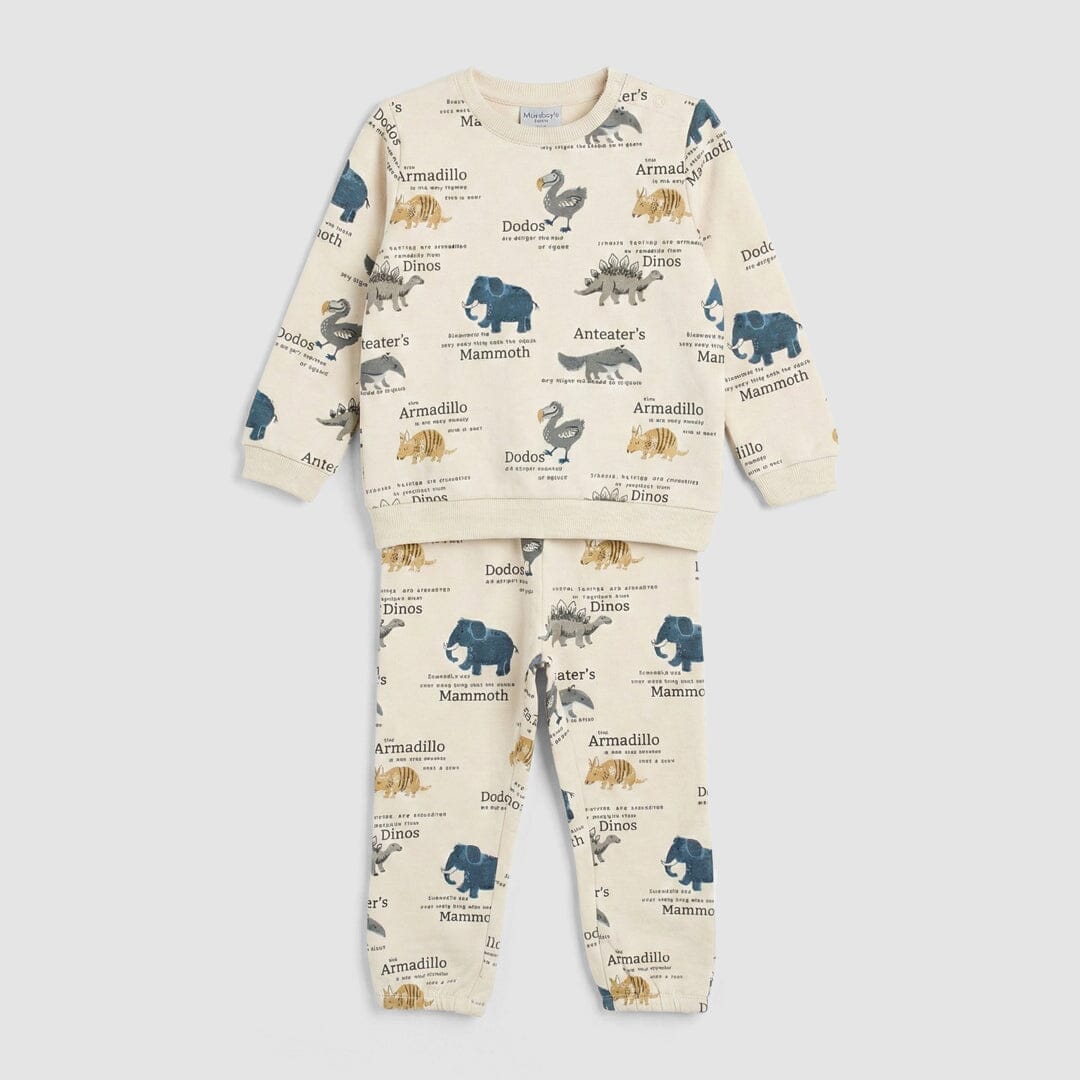 Modern Beige Themed 2Pc Boys Set 2Pc Set Iluvlittlepeople 9-12 Months Winter Beige