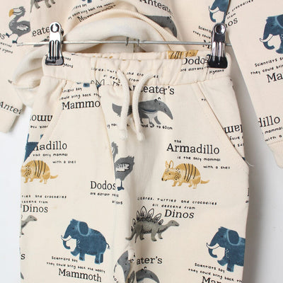 Modern Beige Themed 2Pc Boys Set 2Pc Set Iluvlittlepeople 