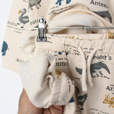 Modern Beige Themed 2Pc Boys Set 2Pc Set Iluvlittlepeople 