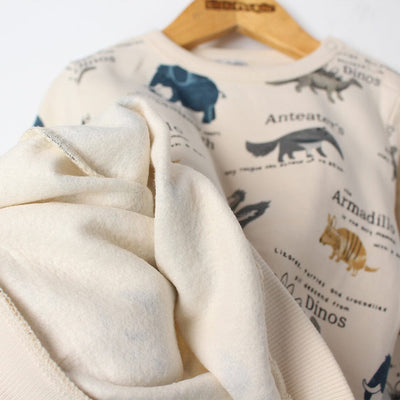 Attractive Beige Themed Kids Sweatshirt Sweatshirt Iluvlittlepeople 