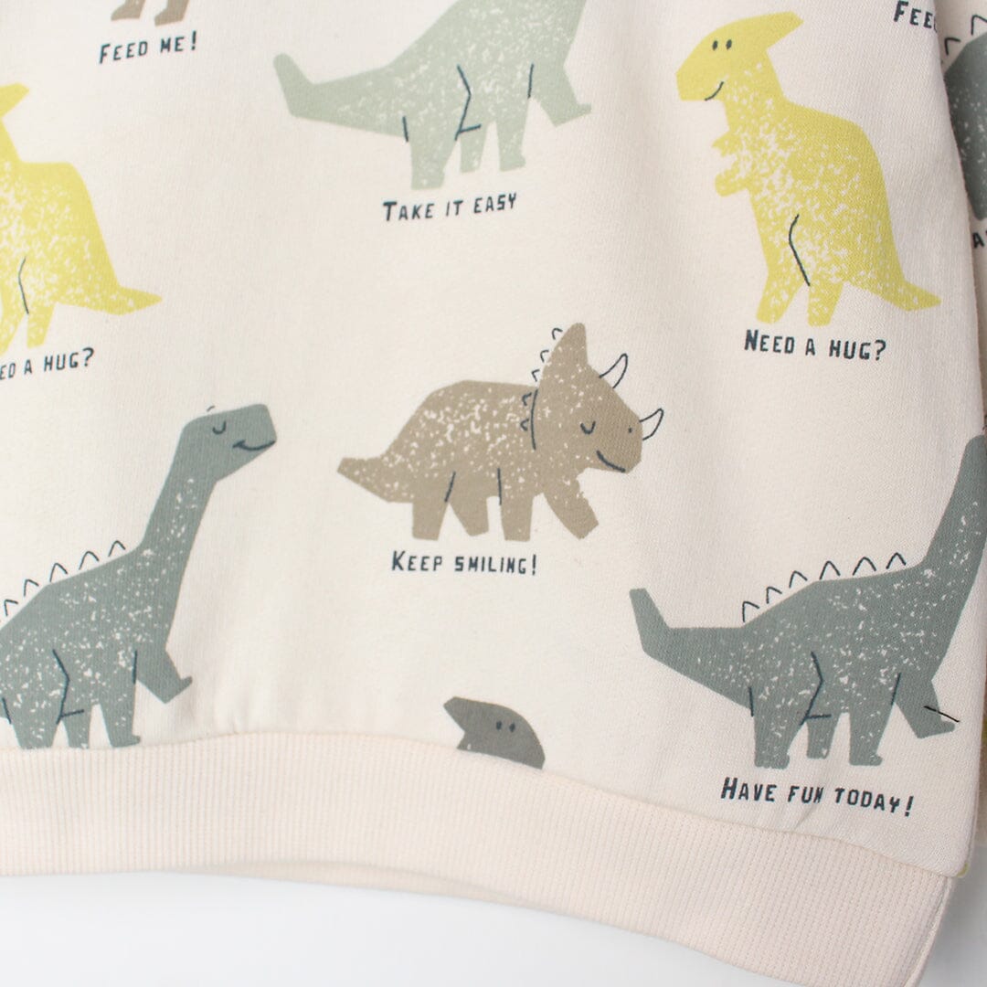 Urge Beige Themed Kids Sweatshirt Sweatshirt Iluvlittlepeople 