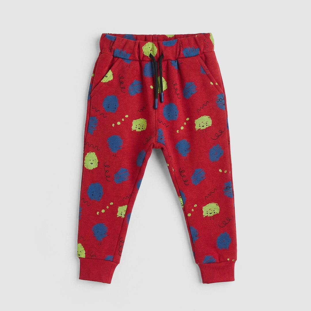 Cherry Red Themed Boys Trouser Trouser Iluvlittlepeople 6-9 Months Red Winter